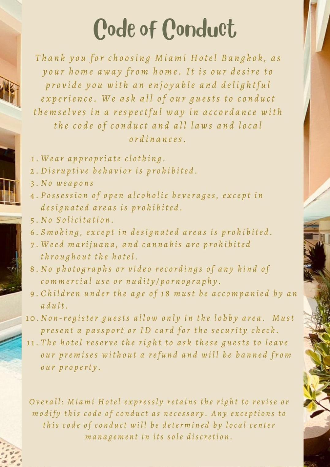 Miami Hotel בנגקוק מראה חיצוני תמונה